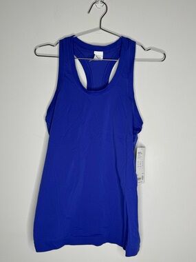 Athleta Size M Momentum Seamless Racerback Athletic Tank Top Women Blue 2023 New